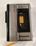 Vtg Panasonic Auto Stop Cassette Tape Recorder RQ-310 Untested Is Handheld. Fixed Price $24.00.