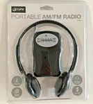 Gpx Portable Am Fm Radio With Built In Speaker And Belt Clip R116B. Fixed Price $12.99.