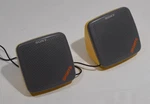 Vintage 80'S Sony Sports SRS-5G Speakers Yellow Walkman. Fixed Price $29.88.