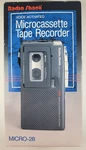 Radioshack MICRO-28 Handheld Microcassette Tape Recorder Voice Activated Tested. Fixed Price $49.99.