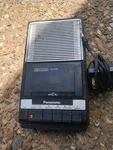 Panasonic Slim Line Portable Cassette Recorder Speaker Ac And Battery RQ-2103. Fixed Price $20.00.