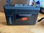 Vintage Sears Mini Cassette Recorder One Button - For Parts Repair. Fixed Price $15.00.