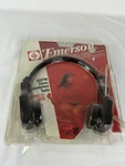 Emerson PHS22R Am/fm Stereo Radio Headphones Works Great Vtg. Fixed Price $19.99.