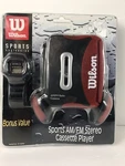 Wilson Sports Am/fm Stereo Cassette Player WG1HP Headphones Tape - New Sealed. Fixed Price $49.99.