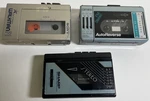 Lot Of 3 Cassette Players Sony Walkman WM-F1 Sharp JC-128 (bk) Carrera Px. Fixed Price $84.00.