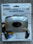 Vintage Jensen Am/fm Stereo Cassette Player Radio Headphones Model SCR-60 New. Fixed Price $14.95.