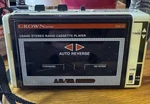 Vintage Crown Ch 7 2 Band Stereo Radio Cassette Player Recorder Tested Works. Fixed Price $38.50.
