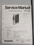 Panasonic RQ-J52 Mini Cassette Service Manual D-5334. Fixed Price $54.95.