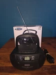 Jensen CD-545 Am/fm Stereo Radio Cassette Recorder Cd-r/rw Aux Headphone Black. Fixed Price $24.99.