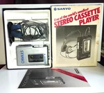 Vintage Sanyo Cassette Player M5550 New Old Stock Full Working. Fixed Price $320.00.