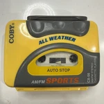 Coby All-weather Am/fm Radio & Cassette Player Sports CX-76 Yellow. Fixed Price $19.99.