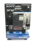 Sony Walkman SRF-19W Am/fm Stereo Receiver With Headphones-new. Fixed Price $74.95.