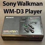 Sony Walkman WM-D3 Cassette Player Excellent Condition. Fixed Price $1199.95.