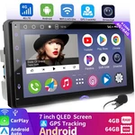 A6PL 4GB+64GB Android Chat Double 2DIN Car Stereo Radio Gps Qled Screen Genai. Fixed Price $140.71.
