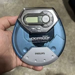 Vintage Philips AX5111/17 Portable Jogproof Cd Player Silver Blue Beltclip Works. Fixed Price $39.99.