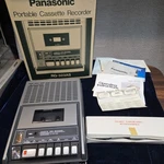 Panasonic Portable Cassette Recorder RQ-323AS New Tested Original Box. Fixed Price $175.00.