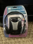 Vtg New White Westinghouse Am Fm Stereo Cassette Player With Ear Phones WCS-1212. Fixed Price $99.00.