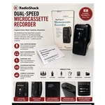 Radioshack Microcassette Recorder 14-1148 Dual-speed Built-in. Fixed Price $65.00.
