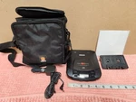 Vtg Rca Portable Car Disc Player Cd Model RP-7904A W/ Case & Tape Kit. Fixed Price $39.99.