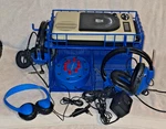 Vintage Lakeshore JJ665 Portable Cd Player W/ Hub, Headphones. Adapter & Rack. Fixed Price $74.99.