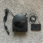 Vtg 90'S Sony D-160 Compact Disc Cd Player, CPM-100P Mounting & CPA-1 Cassette. Fixed Price $44.95.