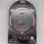 Coby Portable CD190 Compact Player Silver. Fixed Price $32.99.