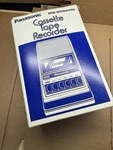 New Rare Vintage Panasonic RQ-209AMS Portable Cassette Tape Recorder Player. Fixed Price $178.88.