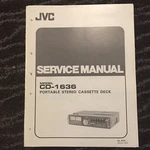 Original Service Manual For Jvc Cassette Tape Decks Select One. Fixed Price $10.98.