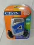 Citizen AW-310 Am/fm Radio Stereo Cassette Player With Headphones Brand New. Fixed Price $44.00.