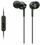 Sony Step-up Series Wired Earbud Headset Black (MDREX110AP/B) Nib. Fixed Price $26.99.