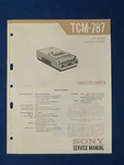 Sony TCM-787 Cassette Service Manual Original Factory Issue Good Condition. Fixed Price $16.59.