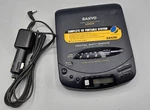 Vintage 1991 Sanyo Portable Player CDP-55 Battery Operated W Car Charger. Fixed Price $39.95.