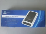 Onn Cassette Recorder Player External Microphone Touch Recording Ac Adaptor. Fixed Price $27.71.