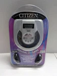 New Citizen CD-115 Personal Player Portable Discman Walkman Anti-shock Retro. Fixed Price $69.95.