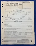 Original Kenwood DPC-MP727 MP922 Portable Cd Player Service Manual. Fixed Price $19.95.