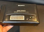 Vtg Sony Walkman Radio Cassette Player WM-AF605/BF605 Turns On/ For Parts. Fixed Price $65.00.