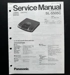 Panasonic SL-S505C Portable Cd Player Original Service Manual 1992. Fixed Price $9.99.