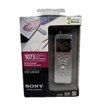 Sony ICD-UX533 4GB Memory 3-IN-1 Digital Voice Recorder With Usb Silver. Fixed Price $80.97.