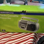 Durabrand CT-992 Silver Am/fm Radio Cassette Recorder, Records & Plays. Fixed Price $30.00.