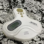 Rare White Jensen CD-600 Sport / MP3 Player Anti Skip No Headphones Turns. Fixed Price $49.90.