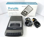 Radio Shack CTR-120 Tape Cassette Recorder +box, Cord, Telephone Control 43-228A. Fixed Price $39.95.