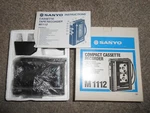 Rare -sanyo Cassette Recorder M1112 *tested* With Original Box And Manual. Fixed Price $39.95.