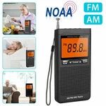 Emergency Pocket Radio Am Fm Noaa Weather Band W/ Auto-search Receiver Lcd. Fixed Price $15.48.
