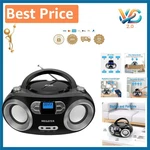 Megatek Portable Cd Player Boombox With Fm Radio Bluetooth Usb, Black, Stereo. Fixed Price $86.50.