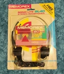 Vintage New Box Memorex Sonic Lite SL40 Stereo Headphones With Cassette!. Fixed Price $11.00.