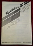 **original** Quasar GX3683WQ Radio Cassette Recorder Owner's Manual. Fixed Price $5.00.
