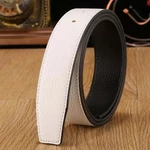 38MM Replacement Belt Genuine Leather Luxury Mens Reversible Strap For Buckle. Fixed Price $29.99.