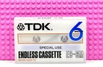 Tdk Endless Cassette EC-6M Min 1987 Japan Tape (1) (sealed). Fixed Price $22.49.