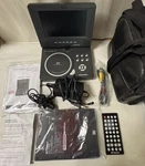 Polaroid PDV-0700 7" Dvd Player Remote, Cords, Adapters, Instructions & Case. Fixed Price $53.00.