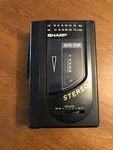Vtg Sharp JC-140(BK) Portable Am/fm Stereo Cassette Player. Fixed Price $18.99.